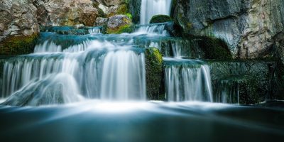 waterfall at daytime